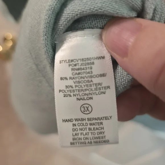 Cyrus Light Mint Green Lightweight Oversized Knit Top - Picture 5 of 5